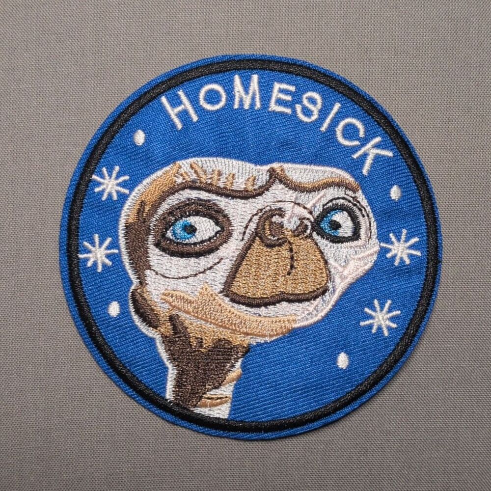 ET Alien Movie Homesick Iron On Patch